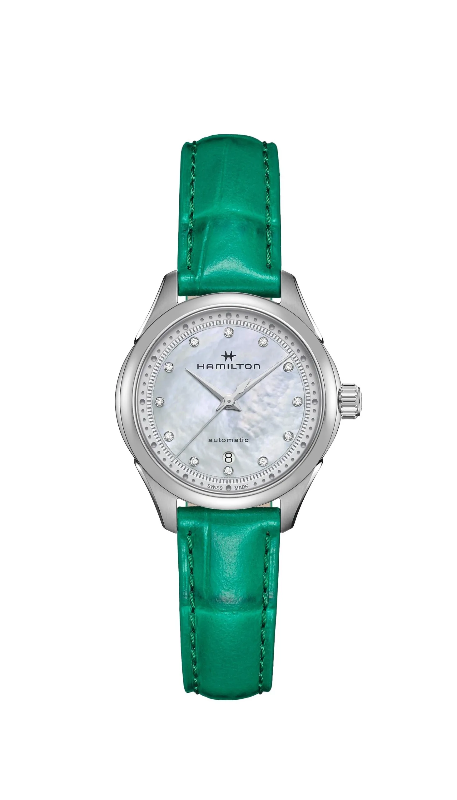 OROLOGIO HAMILTON JAZZMASTER LADY AUTO 30 MM CON DIAMANTI - H32275890