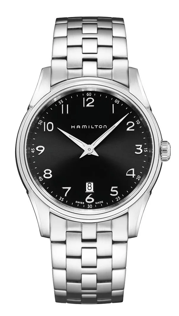 OROLOGIO HAMILTON JAZZMASTER JAZZ THINLINE QUARTZ 42 MM NERO - H38511133