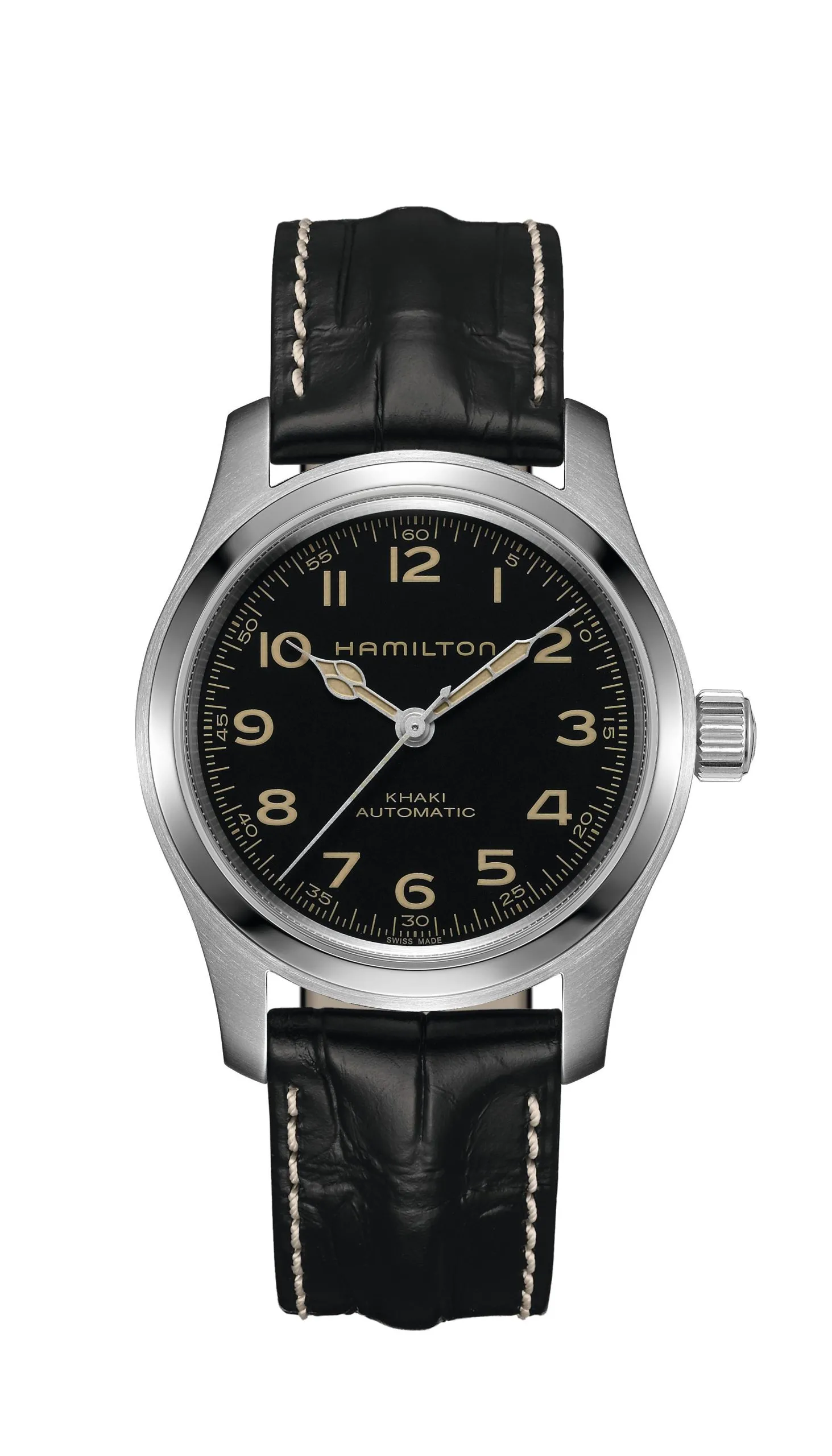 OROLOGIO HAMILTON KHAKI FIELD MURPH AUTO 42 MM NERO - H70605731