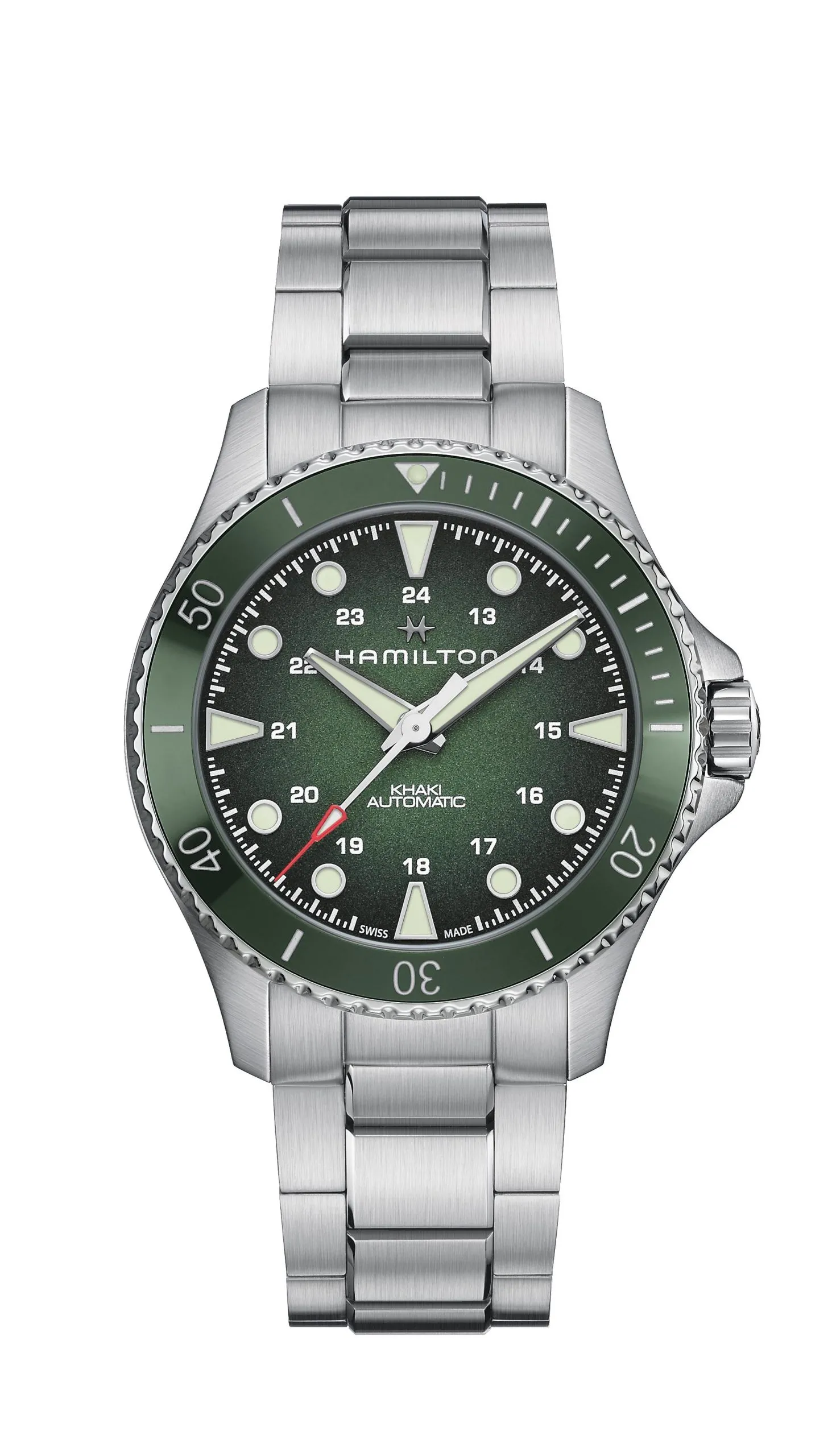 OROLOGIO HAMILTON KHAKI NAVY SCUBA AUTOMATICO 43 MM VERDE - H82525160