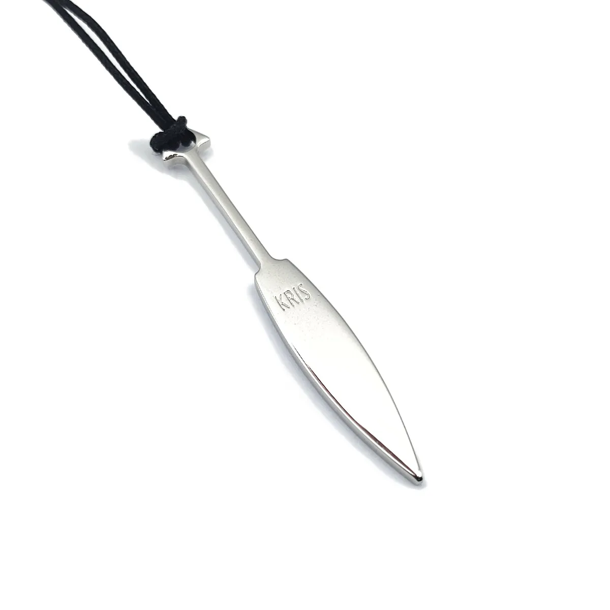 KRIS Collana con Pendente Spada in Acciaio e Cotone Cerato HSPMXX55