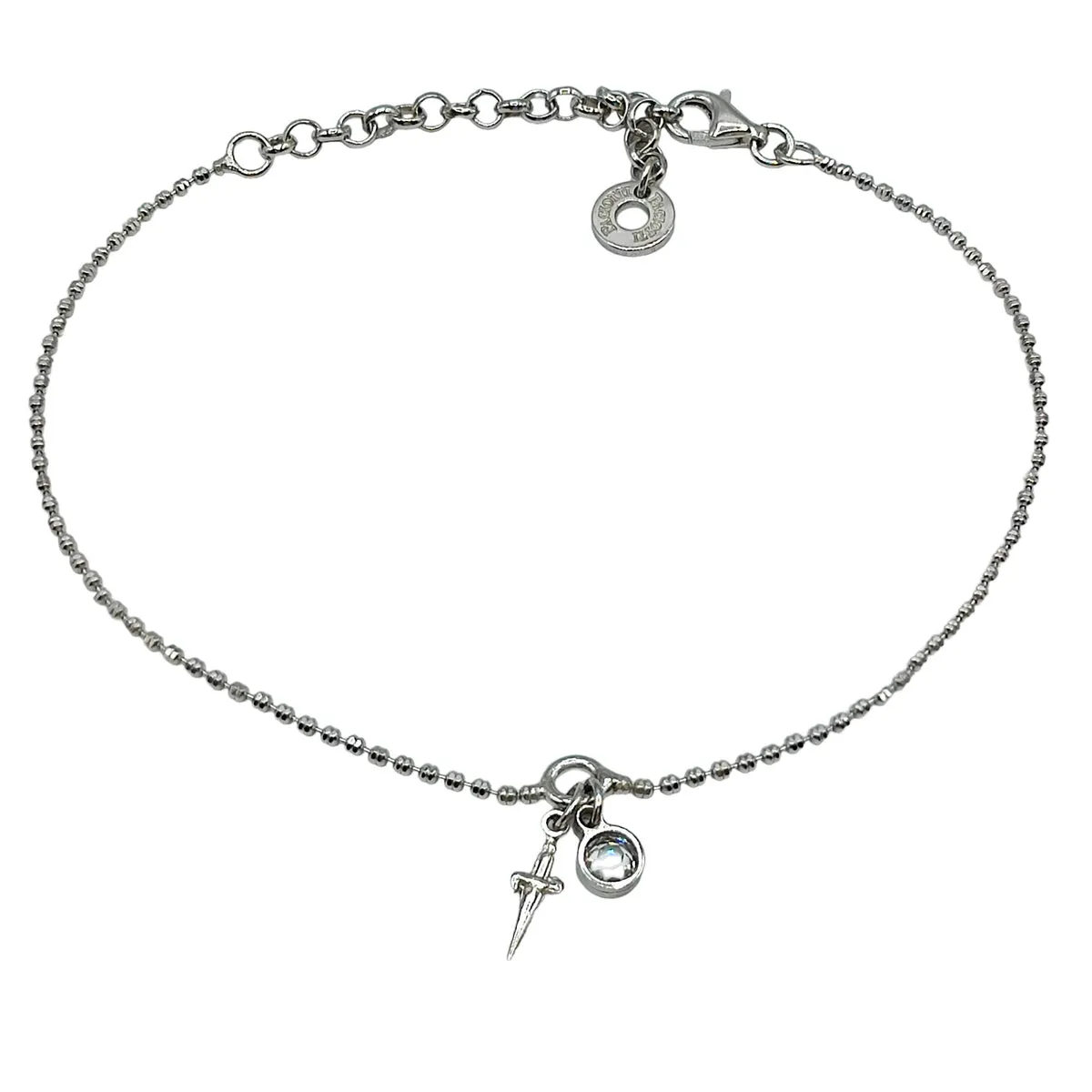JPBR0470B CESARE PACIOTTI Jewels Bracciale sottile con Charms in Argento 925