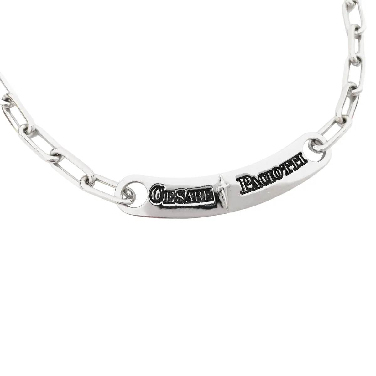 JPCL0295B CESARE PACIOTTI Jewels Collana a Catena Unisex con Targa in Argento 925