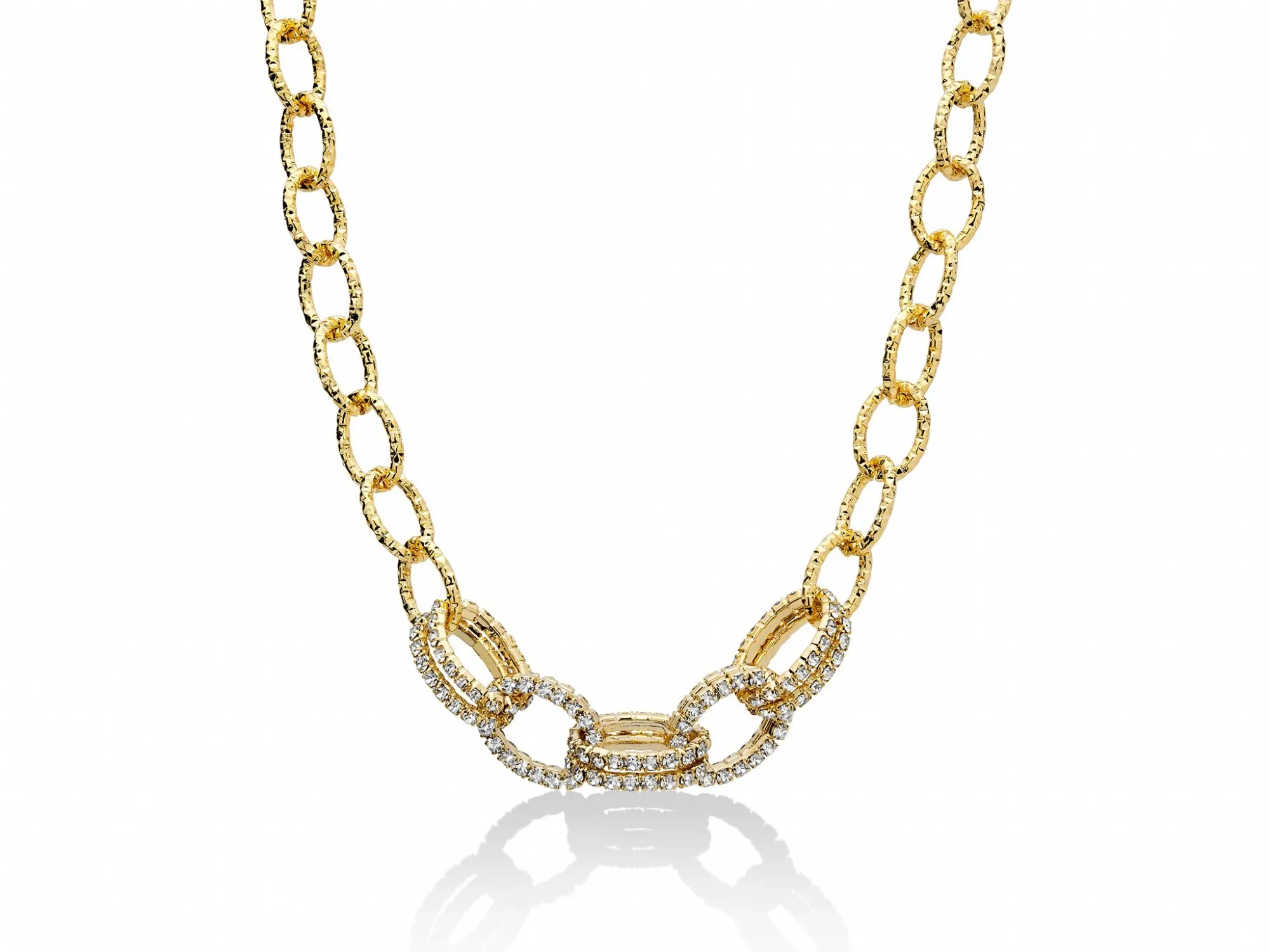 Kiara collana donna in ottone dorato design collier KCLD3931G