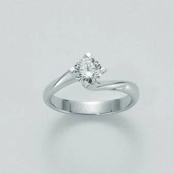 Solitario donna Miluna oro e diamante naturale da 0,24 ct. LID5180-024G7