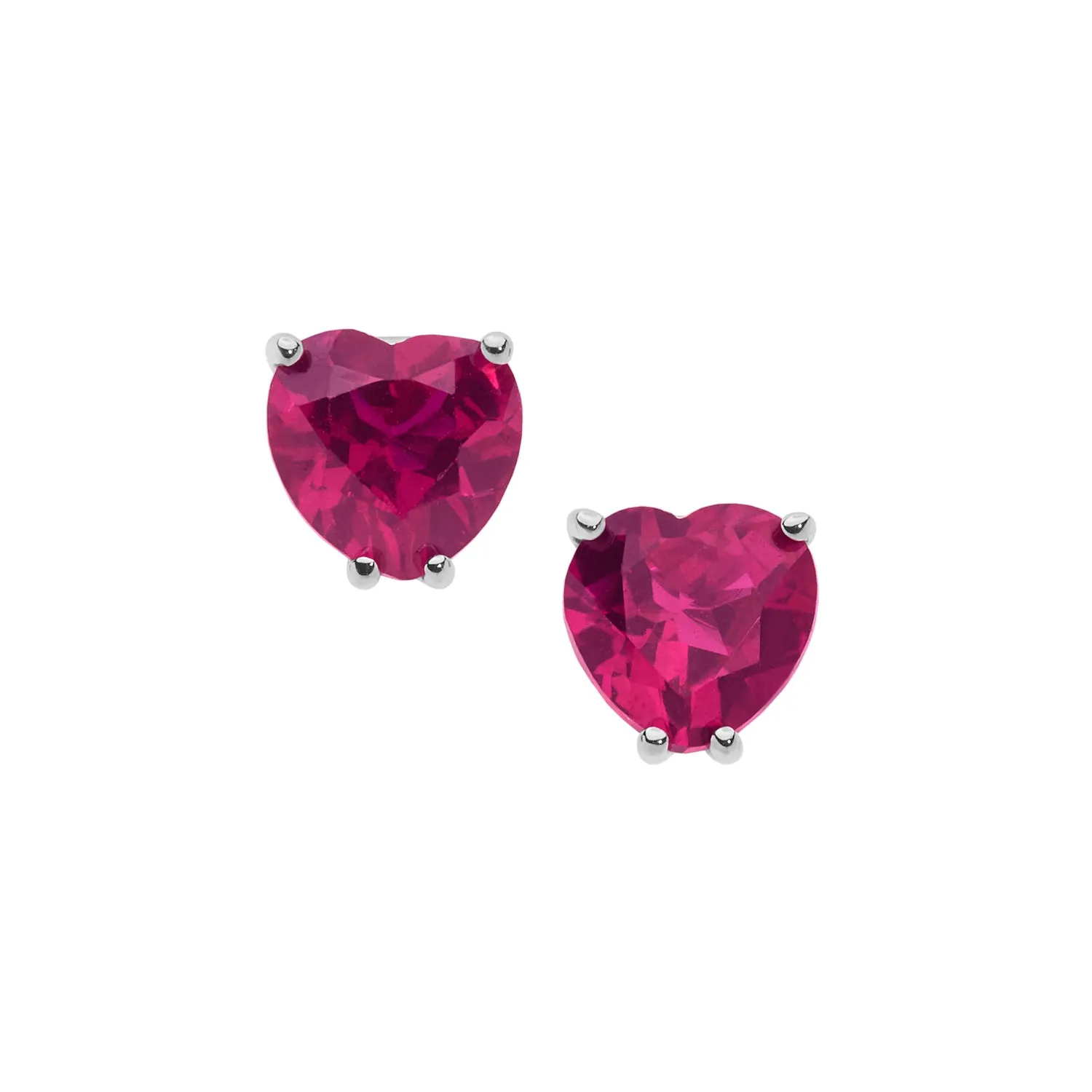 Orecchini Donna Comete Rubini a Cuore ORB 918