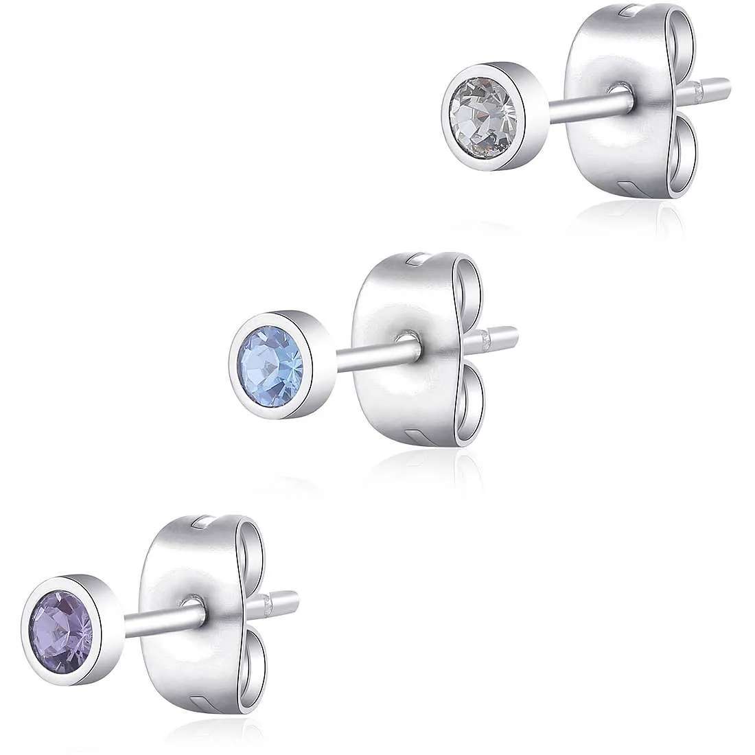 Oecchini a tre donna gioielli Sagapò Click sck161