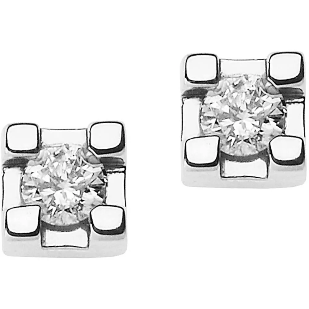 Orecchini Comete Punto Luce Diamanti 0,10 ORB 864