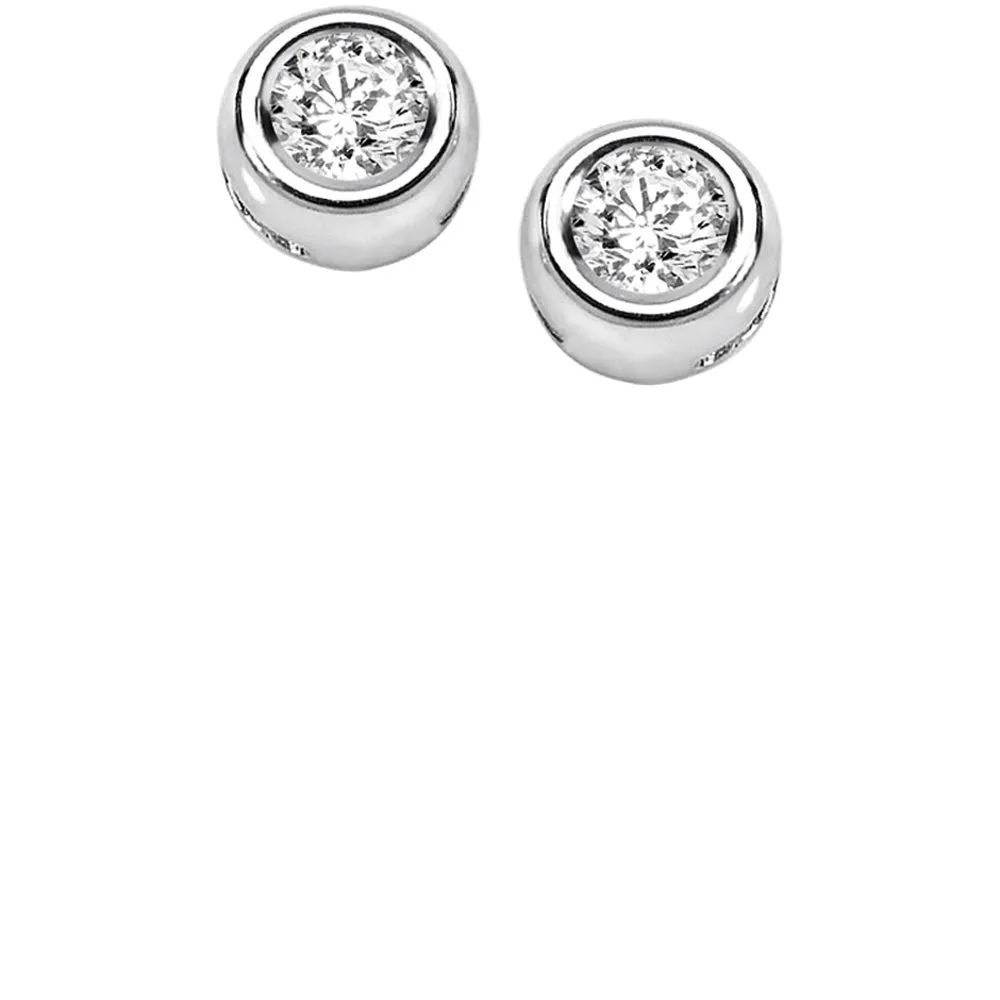 Orecchini Comete Punto Luce Diamanti 0,44 ORB 908