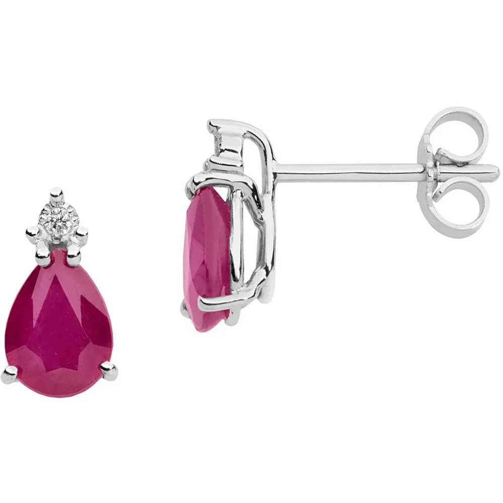 Orecchini Donna Comete Diamante e Rubini ORB 985