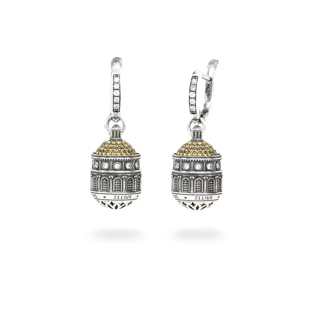 Orecchini Ellius - Cupola Santuario di Tindari - Messina