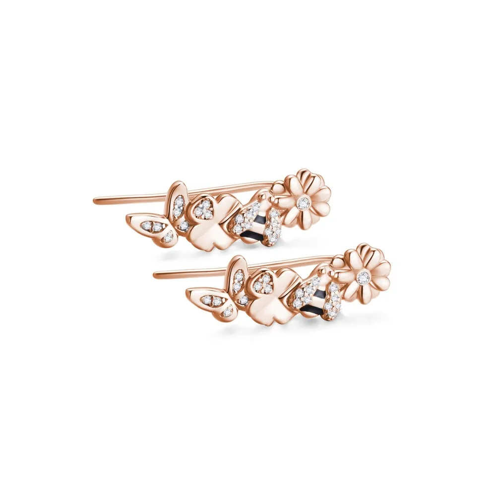 Orecchini Rosato Simboli Primavera Gaia Rosè RZGA22