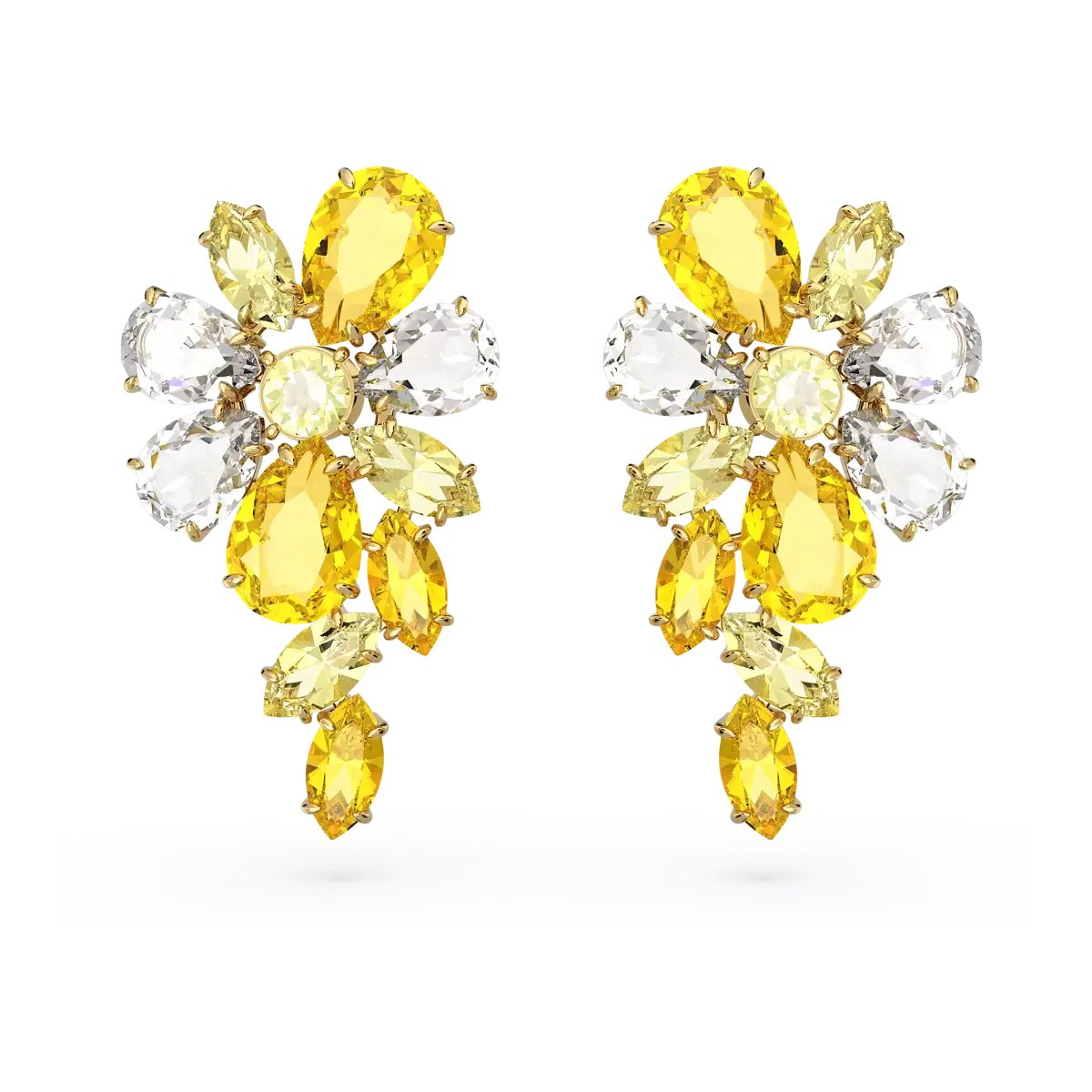 Orecchini Swarovski Pendenti Fiore Giallo Gema 5652802