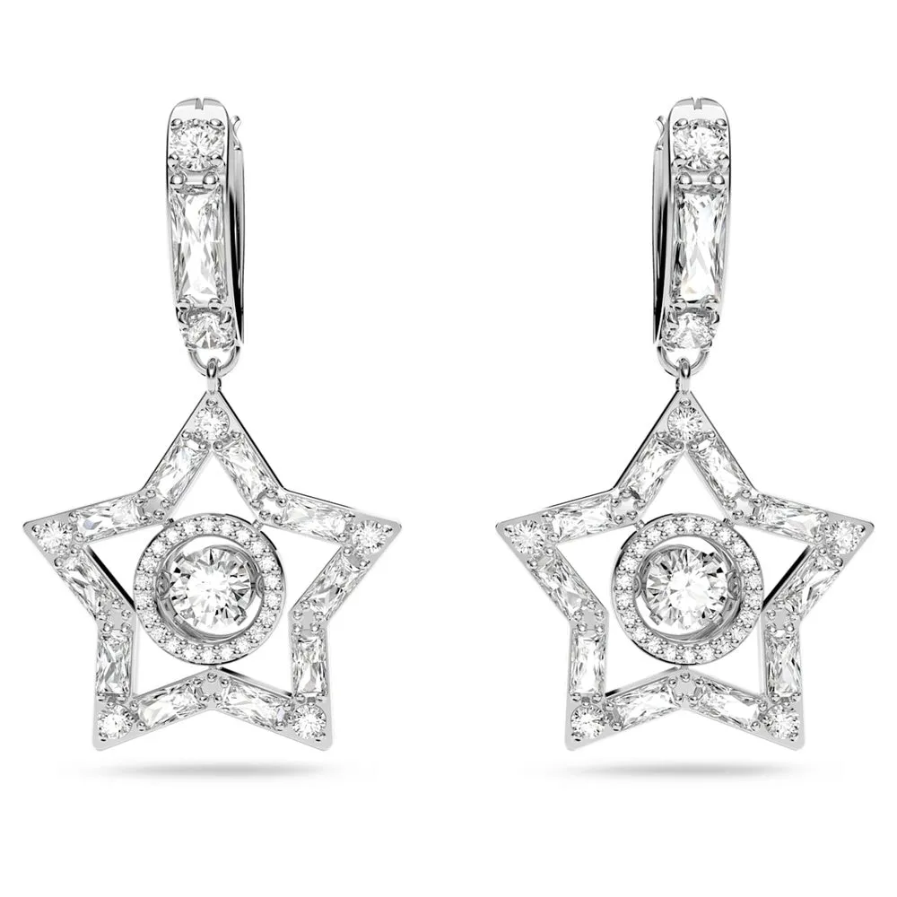 Orecchini Swarovski Stella Placcato Rodio 5617767
