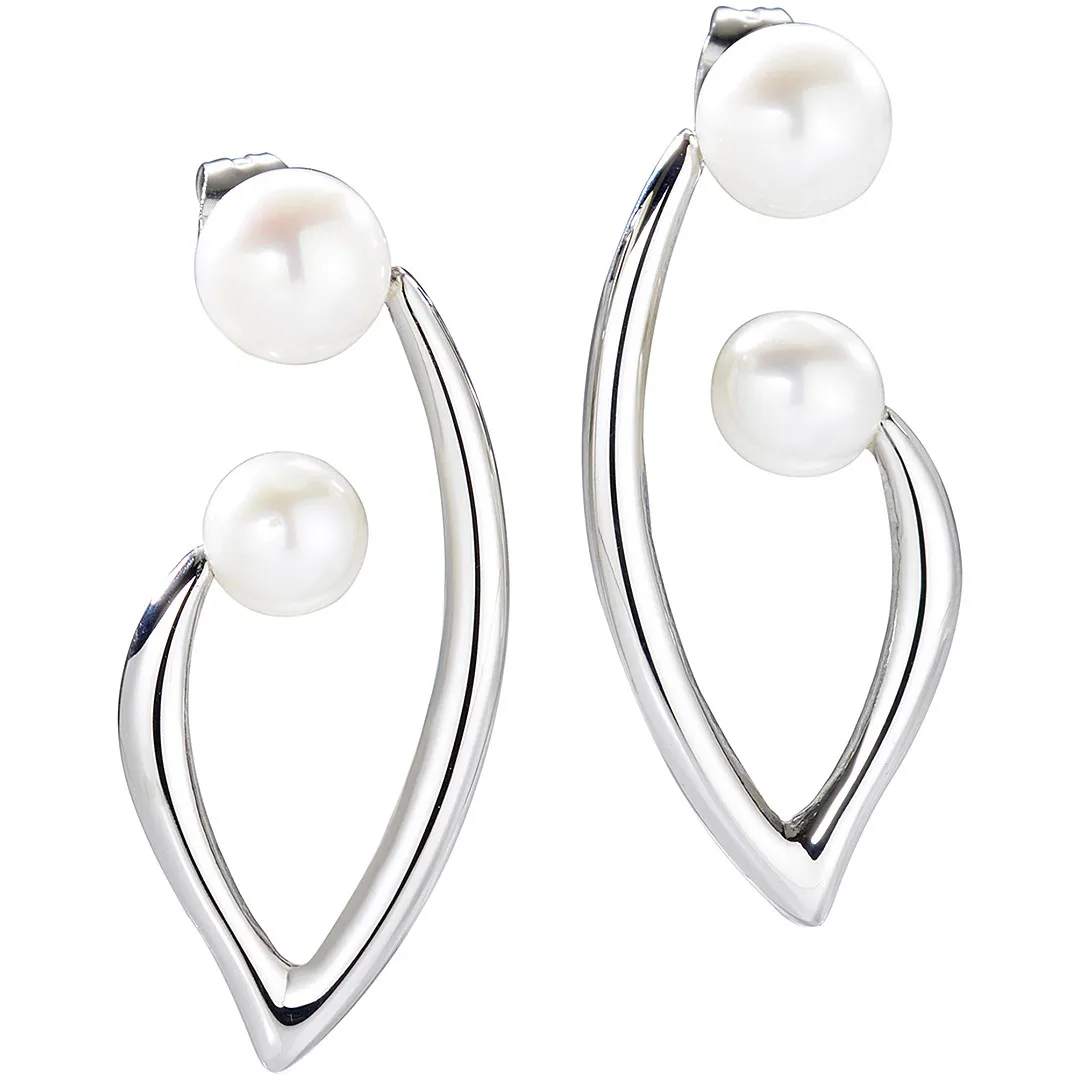 Orecchini argento donna gioielli Morellato foglia SAKH16