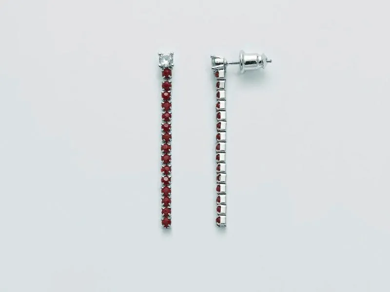 Orecchini donna Kiara basik color in ottone e cristalli KERD2019B