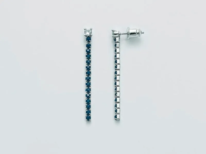 Orecchini donna Kiara basik color in ottone e cristalli KERD2020B