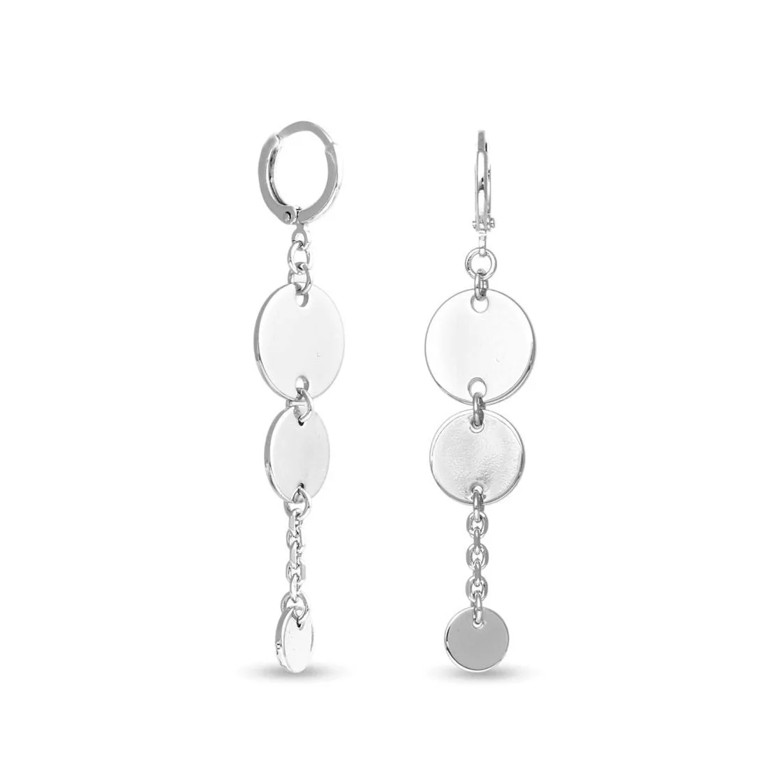 Orecchini donna Unoaerre pendenti a catenella in bronzo 2592