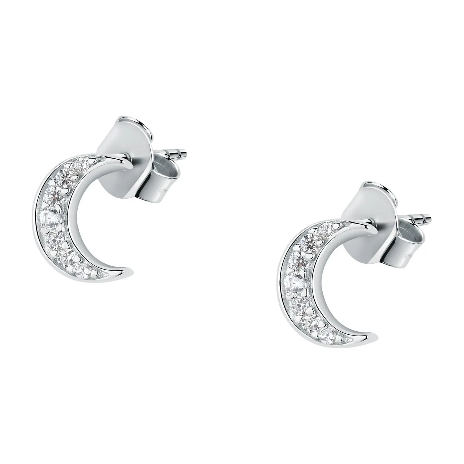 Orecchini donna a forma di luna in argento Le petite story lps01awv21