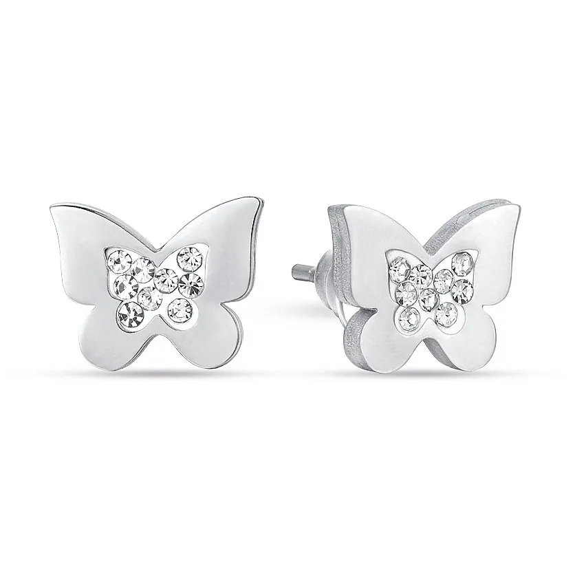 Orecchini donna gioielli Luca Barra farfalla ok1082
