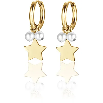 Orecchini donna gioielli Luca Barra stelle ok1141