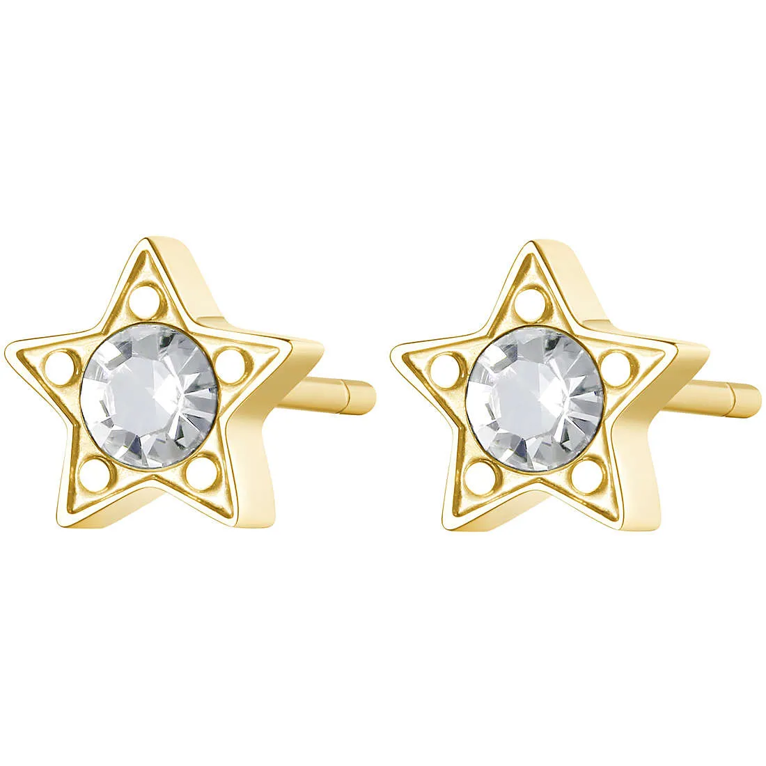 Orecchini donna gioielli Sagapò Click sck47 a stella
