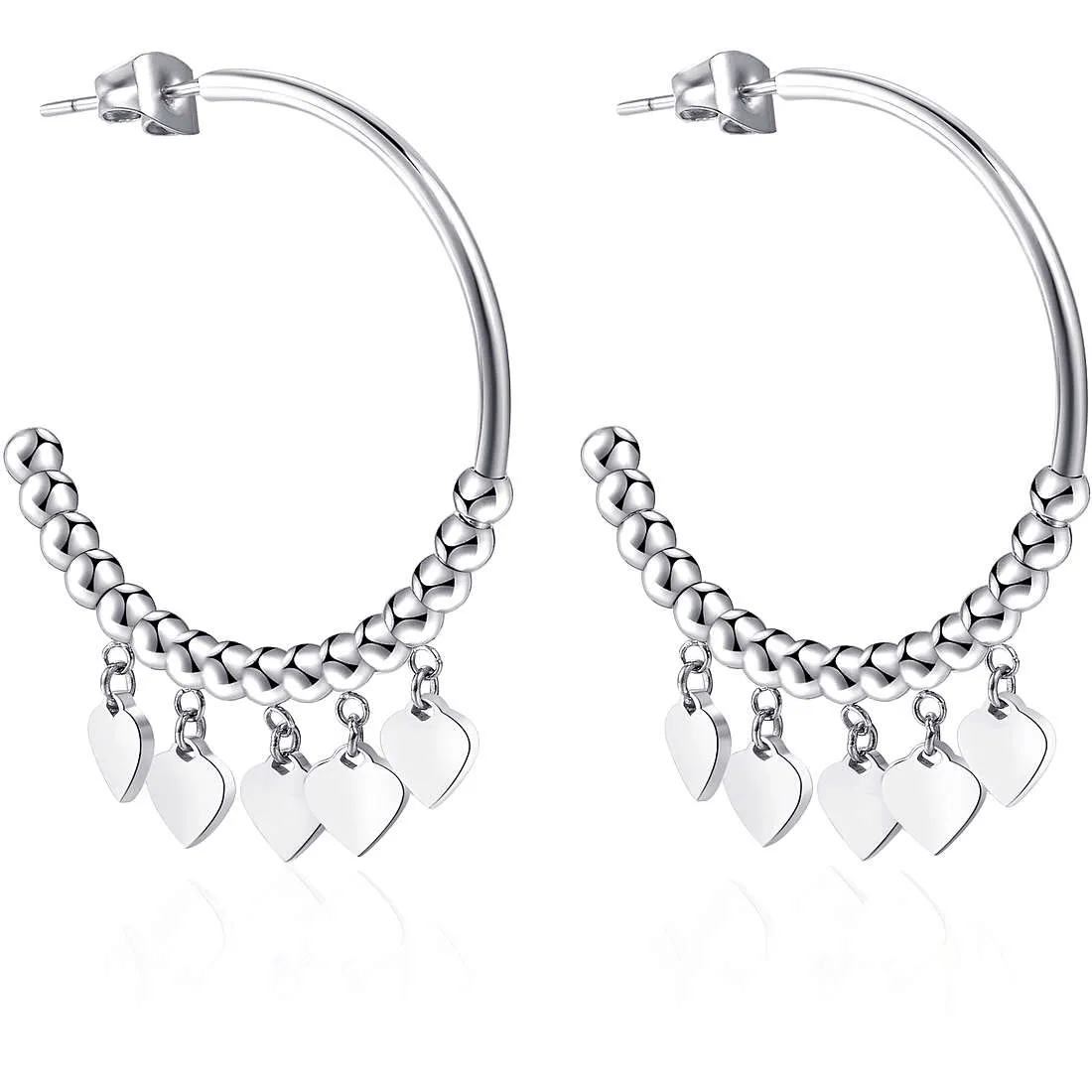 Orecchini donna gioielli Sagapò Medina sea25 cuori