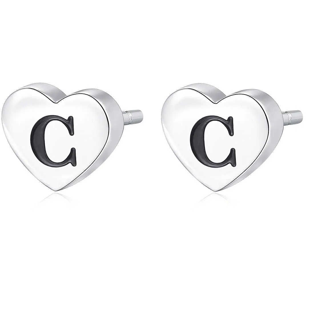 Orecchini donna gioielli Sagapò click lettera C sck96