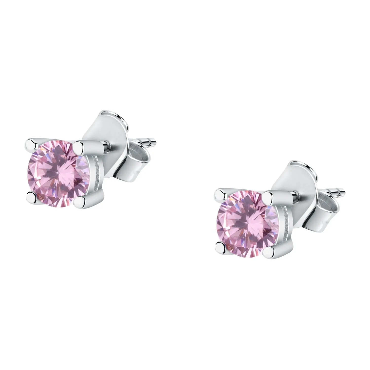 Orecchini donna in argento Le petite story punto luce rosa lps01awv16