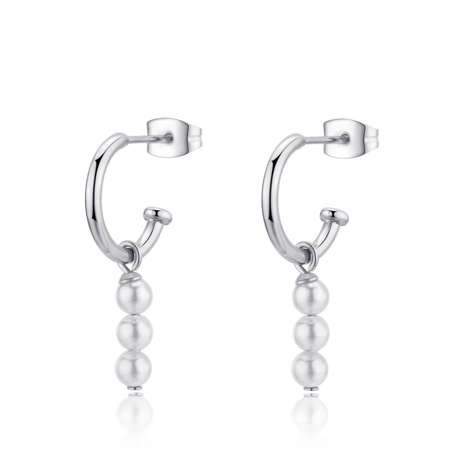 Orecchini pendenti Sagapò con perle sintetiche donna swi23