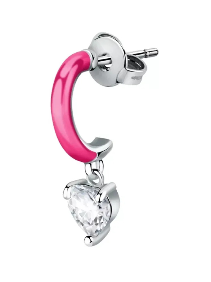 Orecchino da donna La Petite Story LPS02AQM35, single ciondolo cuore