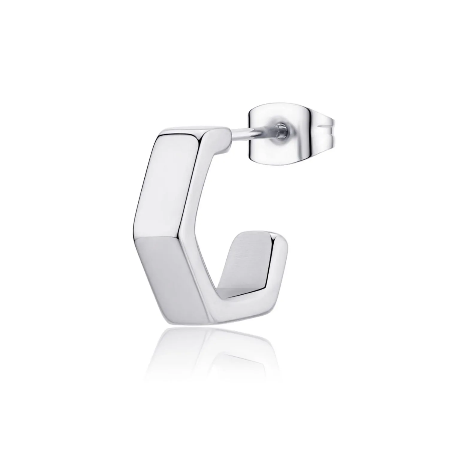 Orecchino uomo in acciaio Sagapò snp32