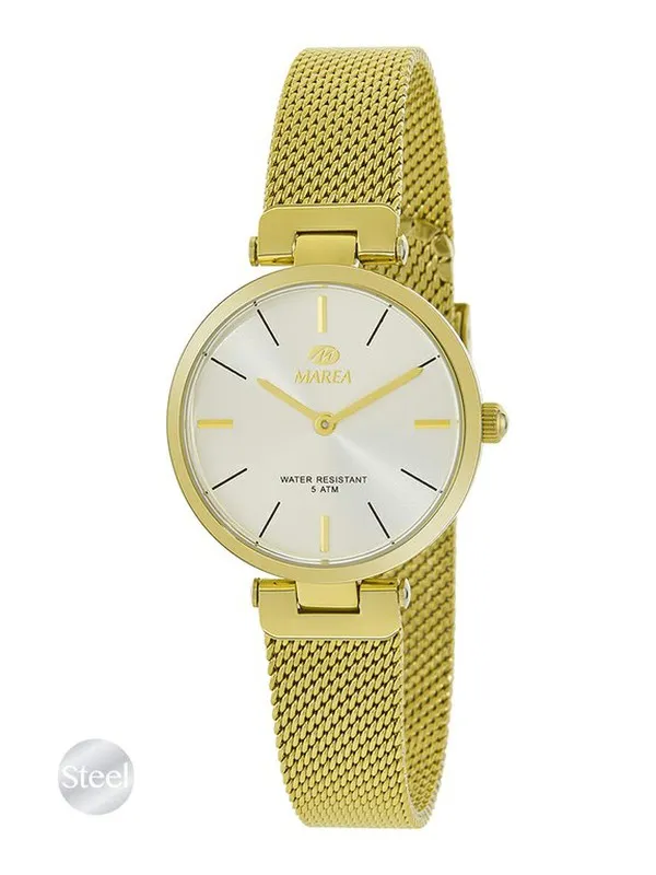 Orologio Marea donna B54183 / 3 maglia oro mat