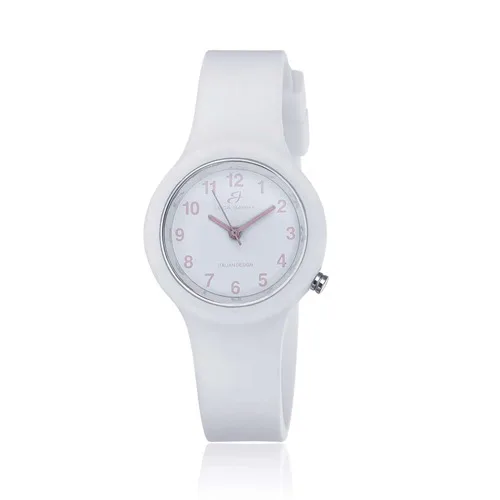 Orologio donna Luca Barra in silicone bianco bw296