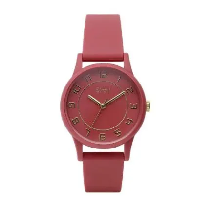 Orologio donna Stroili solo tempo con cinturino in silicone rosa cassa in acciaio 1668345