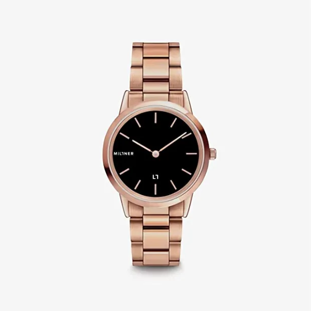 Orologio donna solo tempo Millner Chelsea S Rose Black in acciaio MLW0008