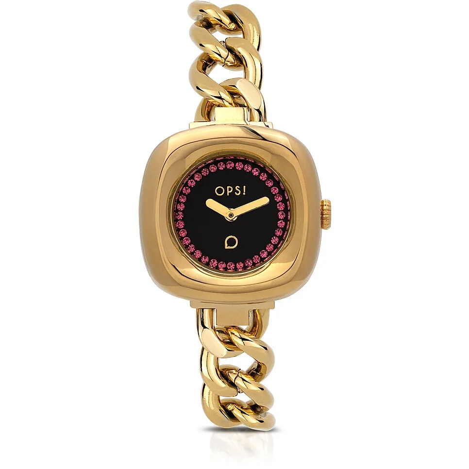 Orologio solo tempo donna Ops Objects Curvy in acciaio dorato opspw-1070