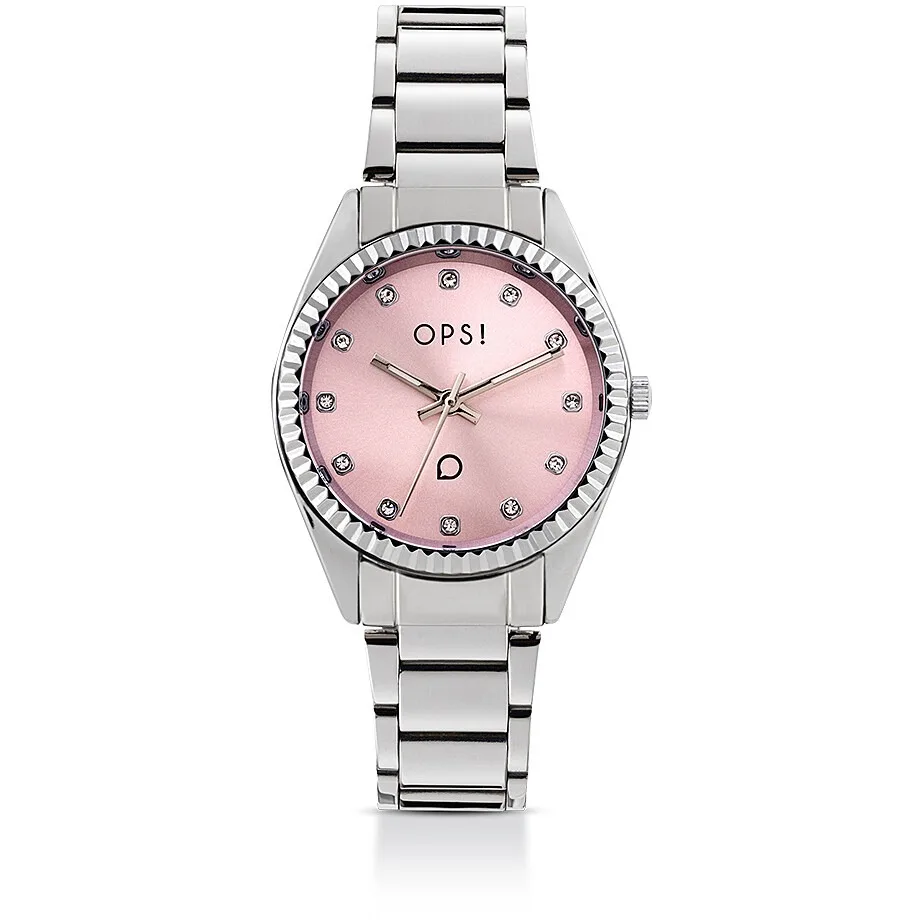 Orologio solo tempo donna Ops Objects quadrante rosa opspw-1035