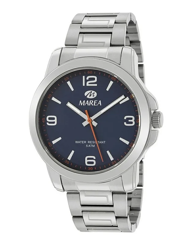 Orologio uomo Marea in acciaio e quadrante blu b41258/2