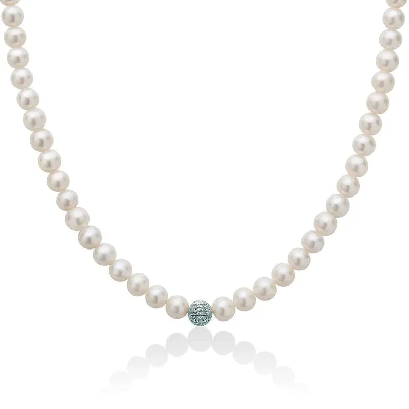 Collana Donna Miluna in oro e perle boule e fantasia Miluna 5,5/6 mm PCL5300V