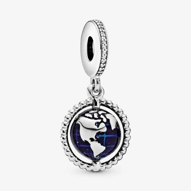 PANDORA-Charm pendente Globo girevole