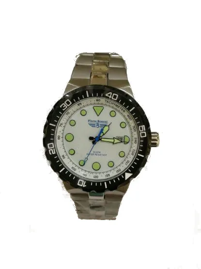 Pierre bonnet orologio uomo in acciaio 6257b