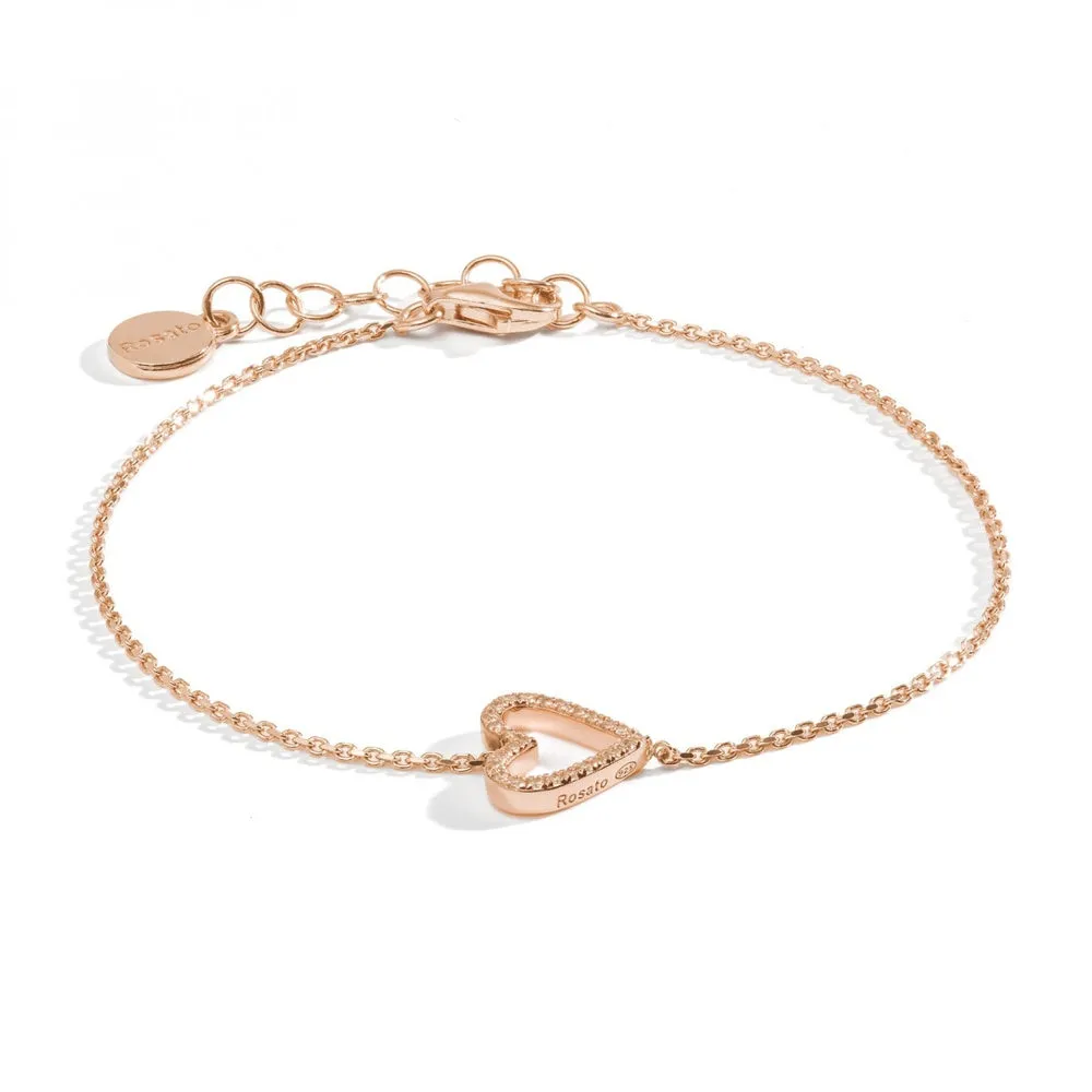 Bracciale Rosato Got Me Cuore con Zirconi RZGM12