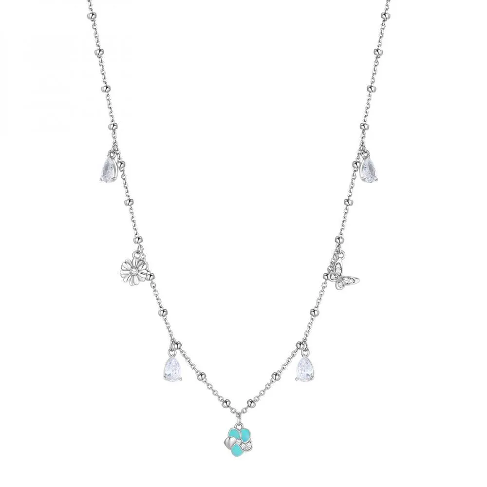 Rosato Collana con Pendenti Primavera RZGA03