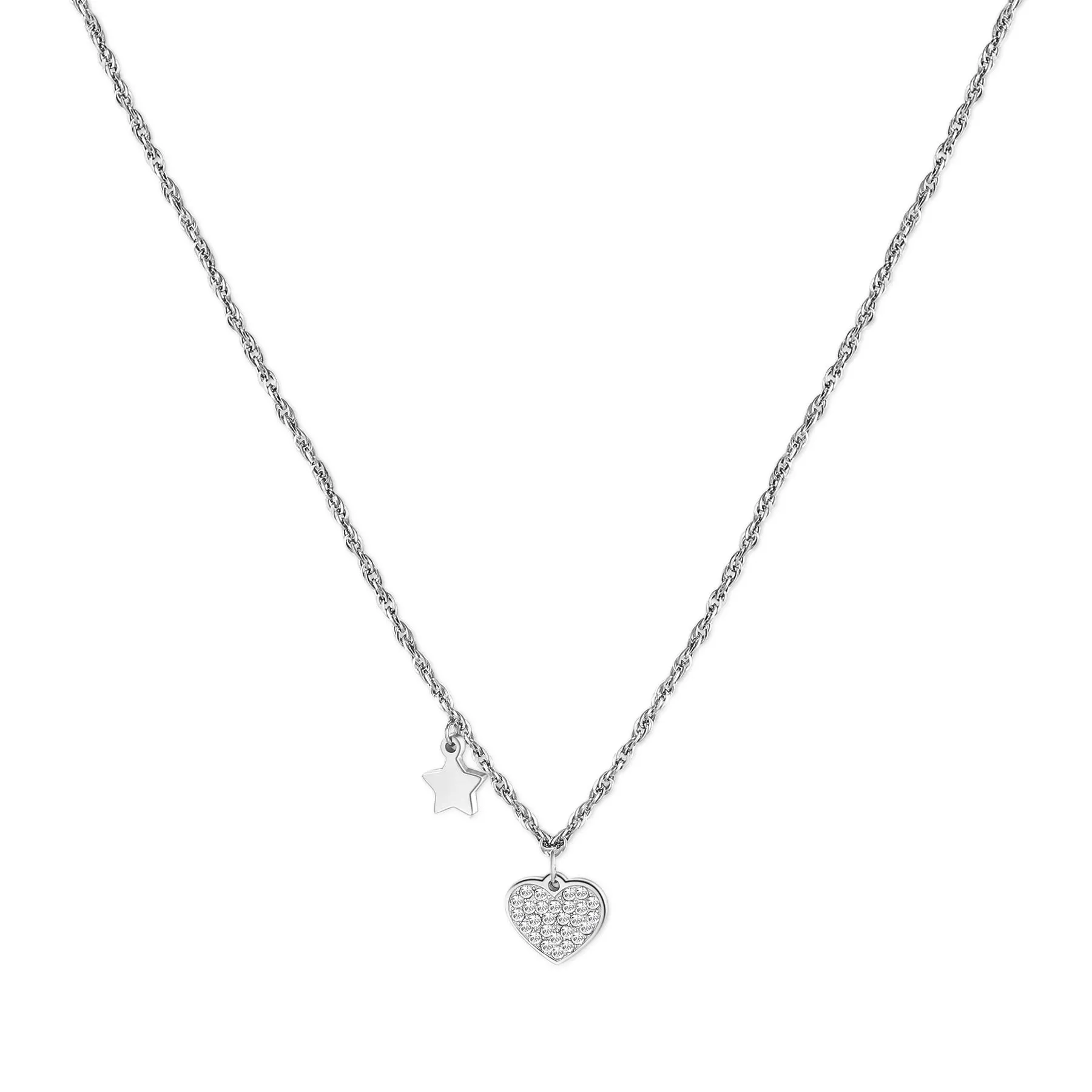 COLLANA SAGAPÒ AURORA IN ACCIAIO CON PENDENTE - SAR21