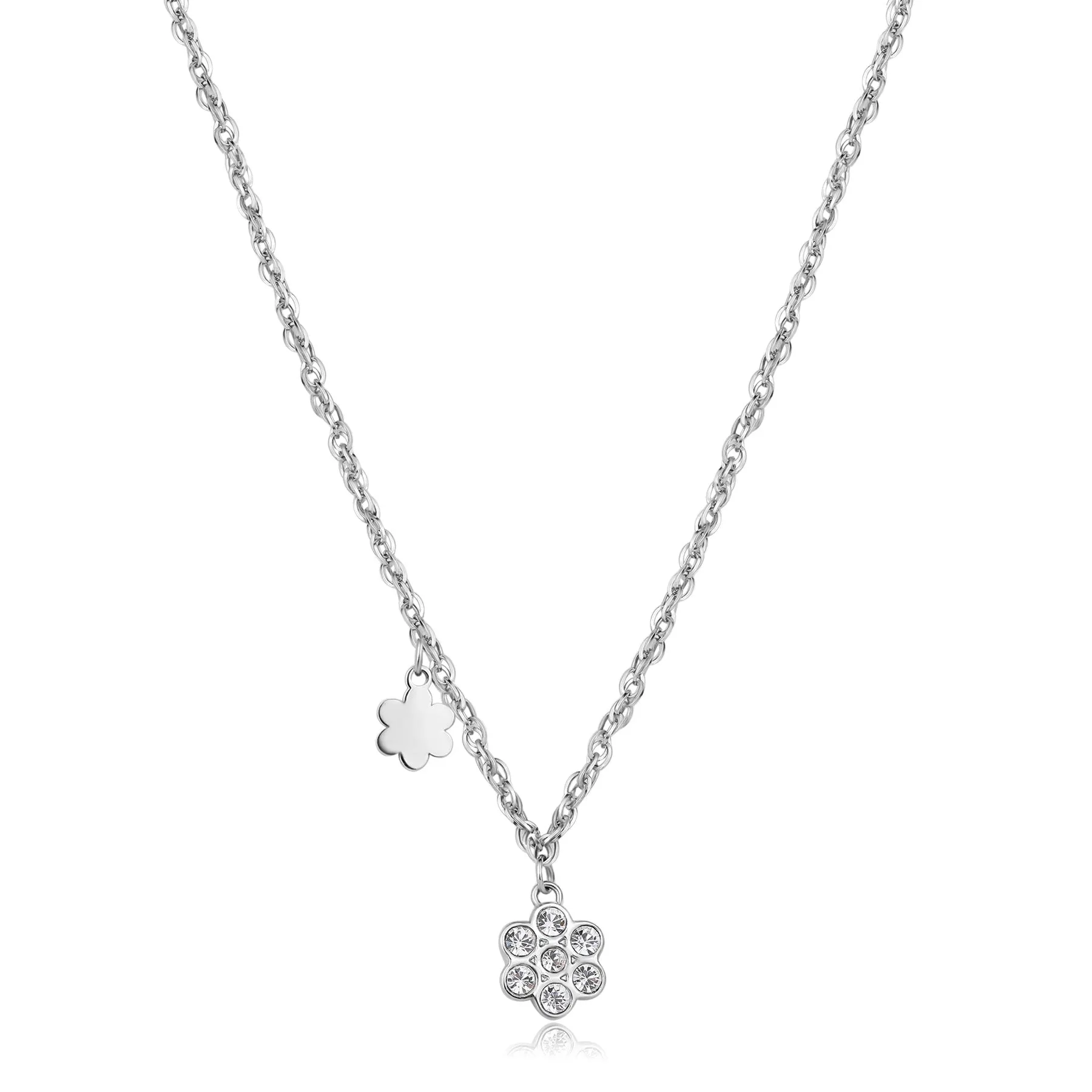 COLLANA SAGAPÒ AURORA IN ACCIAIO CON CHARMS - SAR36