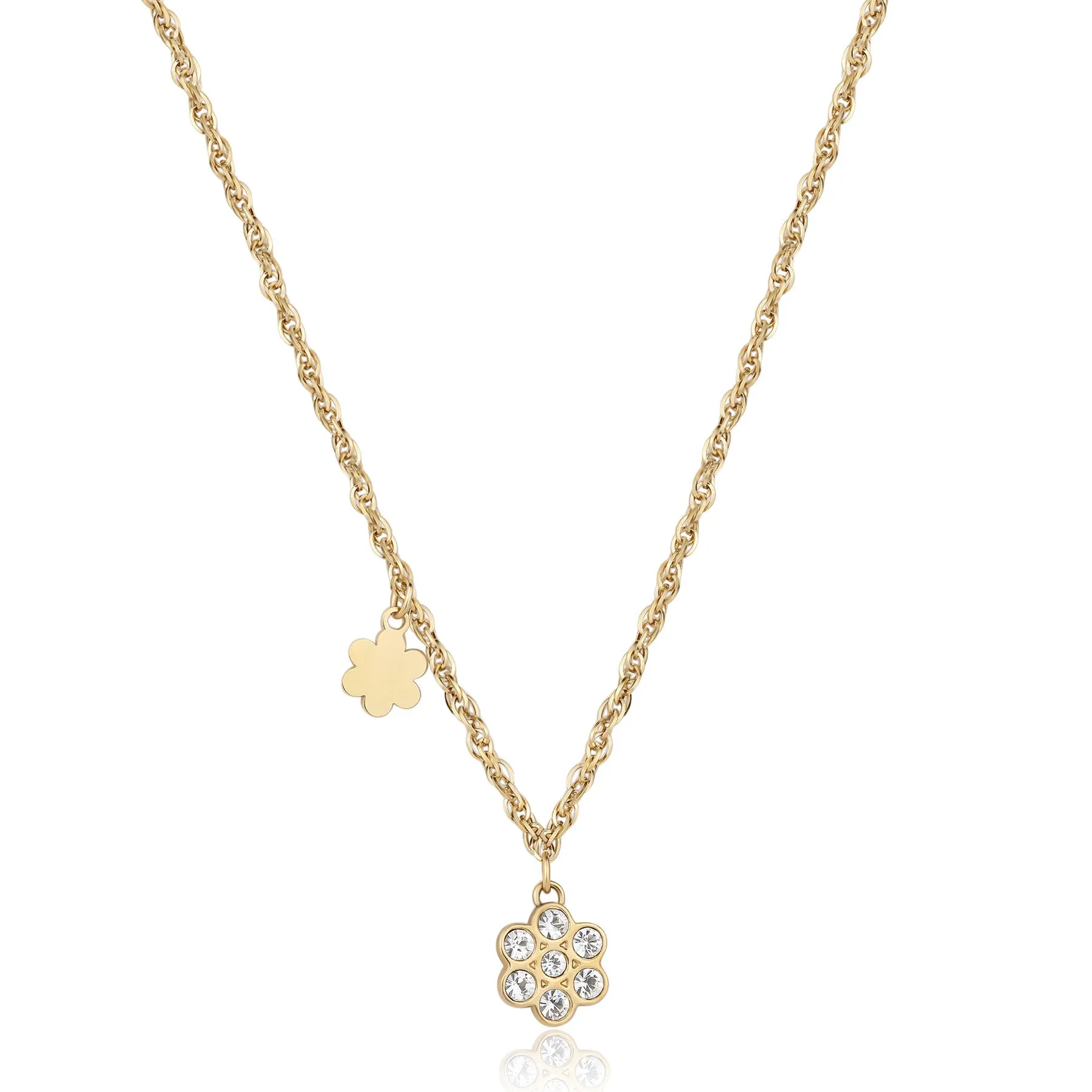 COLLANA SAGAPÒ AURORA PVD ORO CON CHARMS - SAR37