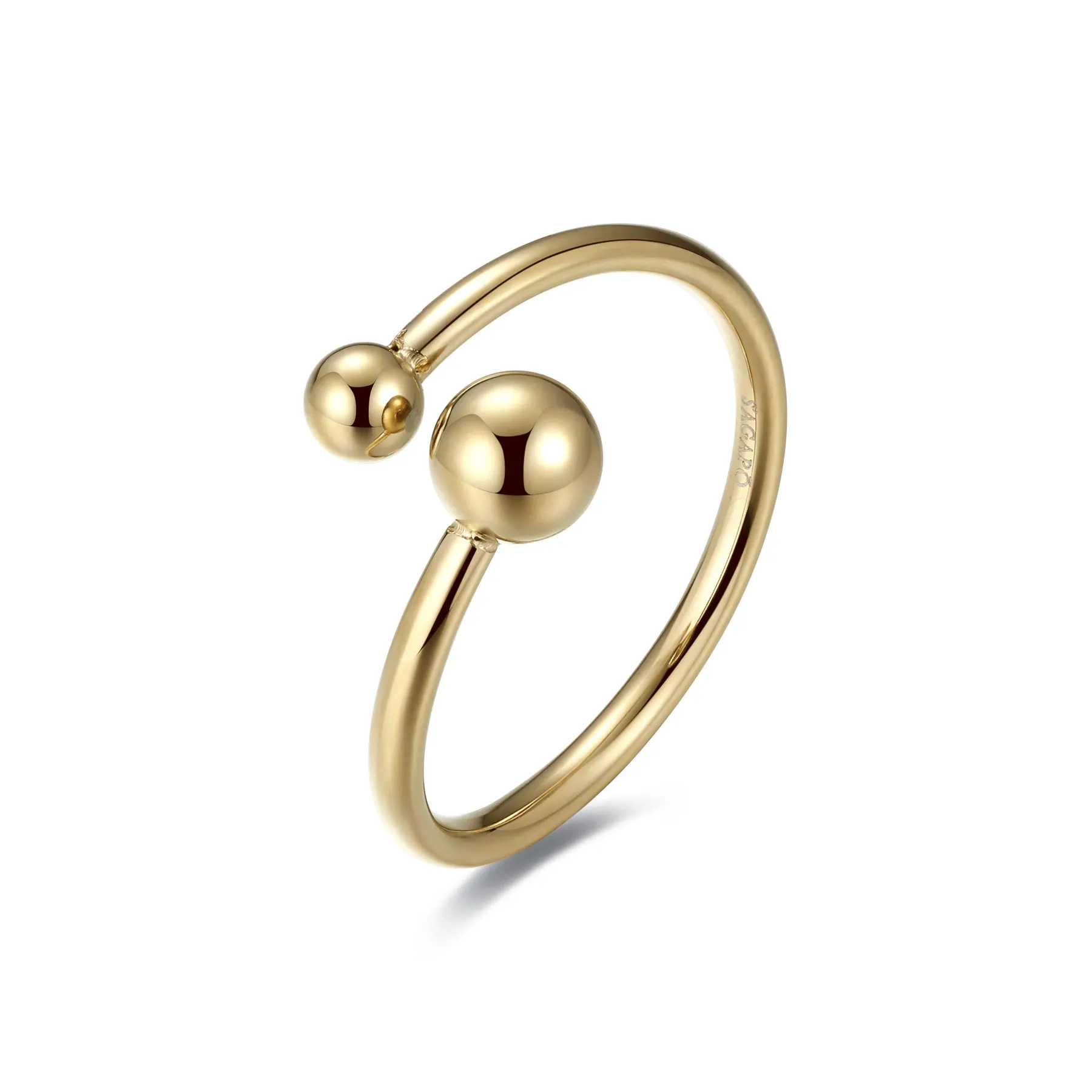 ANELLO SAGAPÒ CLICK PVD ORO - SCK145