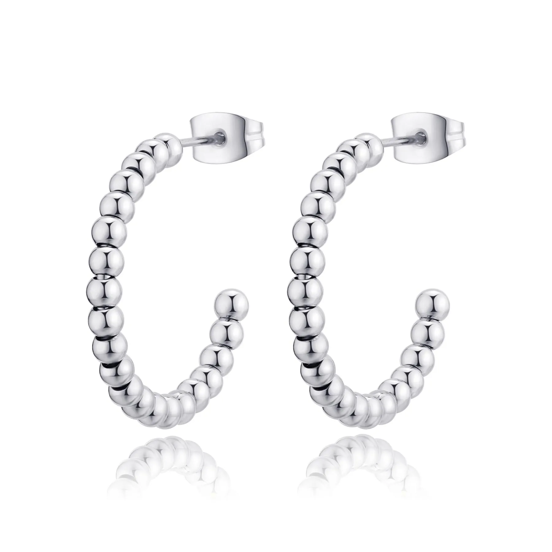 ORECCHINI SAGAPÒ CHUNKY BOCCOLE ACCIAIO - SHK39