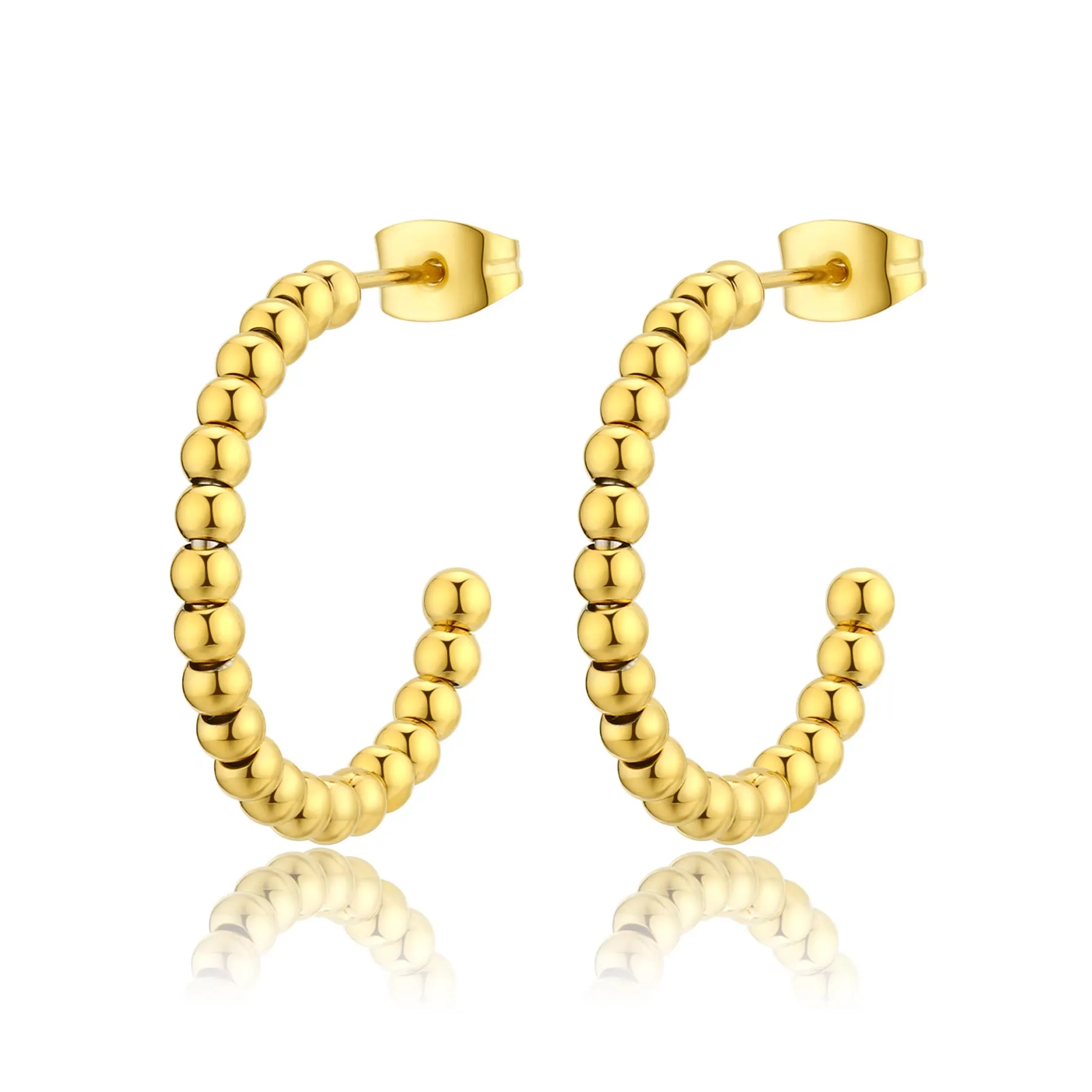 ORECCHINI SAGAPÒ CHUNKY BOCCOLE PVD ORO - SHK40